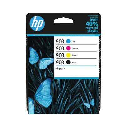 HP 903 CMYK Ink Cartridge (Pack of 4) – 6ZC73AE