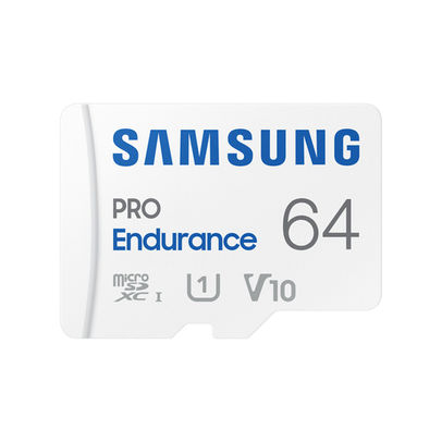 Samsung PRO Endurance MicroSDXC Card UHS-I Class 10 64GB White