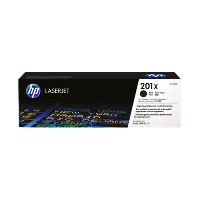 HP 201X High Yield Black Laserjet Toner Cartridge (Pack of 2) - CF400XD