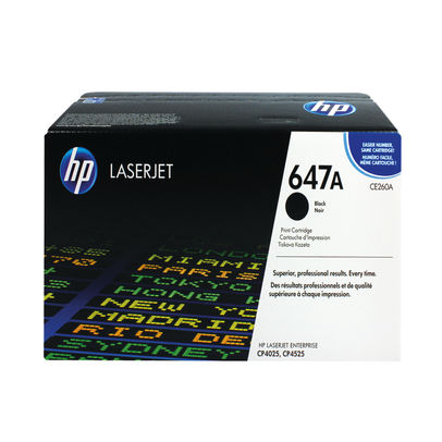 HP 647A Black Laserjet Toner Cartridge