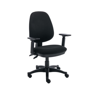 Astin Nesta Operator Chair with Adjustable Arms 590x900x1050mm Black
