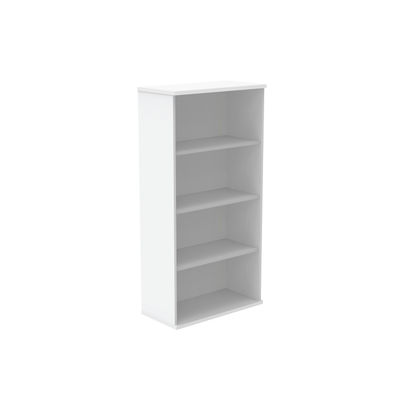 Astin Bookcase 3 Shelves 800x400x1592mm Arctic White