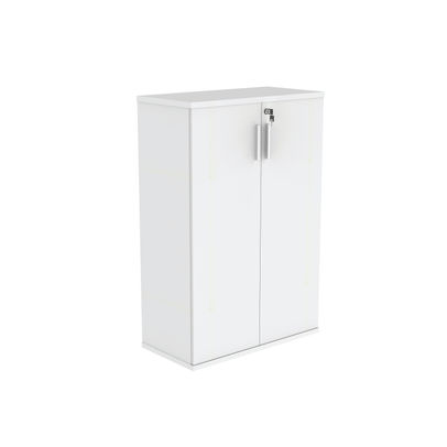 Astin 2 Door Cupboard Lockable 800x400x1204mm Arctic White