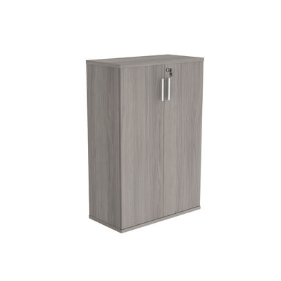 Astin 2 Door Cupboard Lockable 800x400x1204mm Alaskan Grey Oak