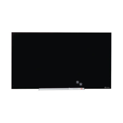 Nobo Black 45 Inch Widescreen Glass Whiteboard