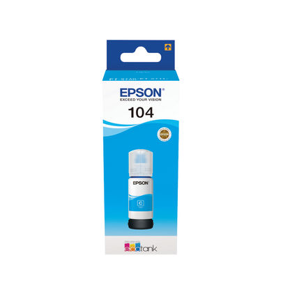 Epson 104 Cyan Ink Bottle - C13T00P240