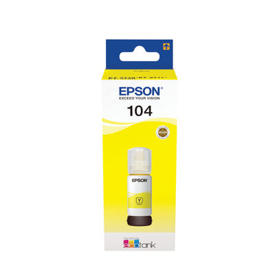 Epson 104 Yellow Ink Bottle - C13T00P440