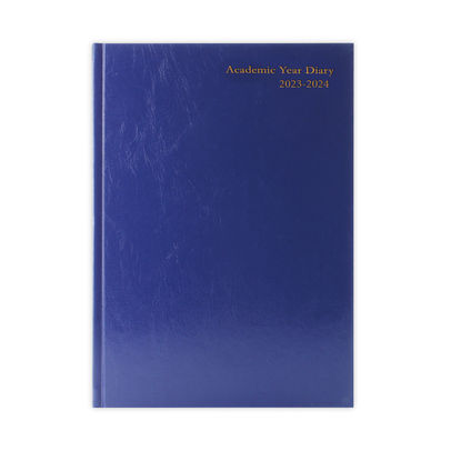 Academic Diary Day Per Page A5 Blue 2023-2024