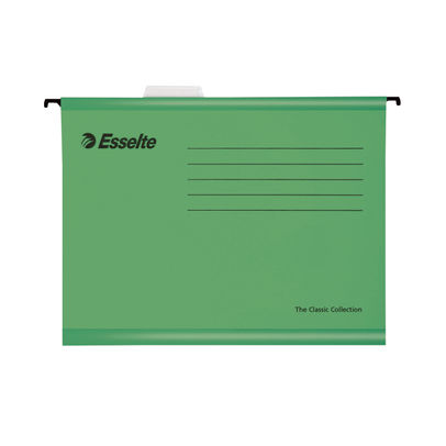 Esselte Classic A4 Green Suspension File (Pack of 25)