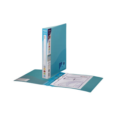 Snopake A4 Blue 25mm 2 O-Ring Binder (Pack of 10)