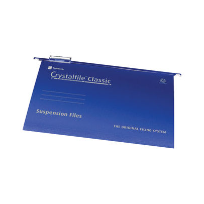 Rexel Crystalfile Classic Blue 15mm Suspension File (Pack of 50)