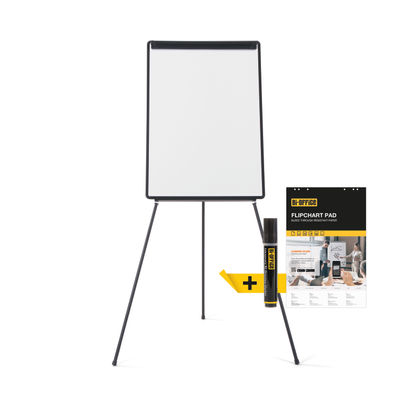 Q-Connect A1 Black Flipchart Easel