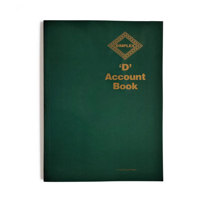 Simplex Green D Accounts Book Full Year