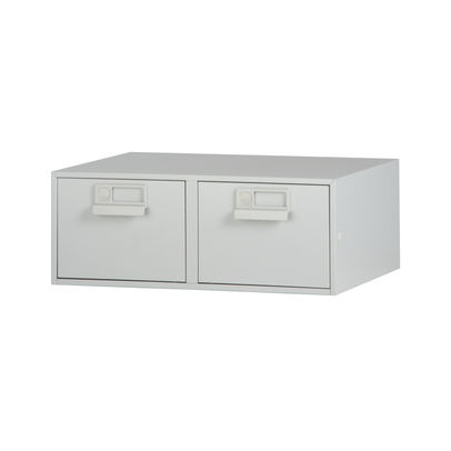 Bisley 203x127mm Double Grey Card Index Cabinet