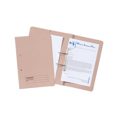 Guildhall Buff 420gsm Pocket Files (Pack of 25)