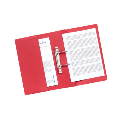 Guildhall Red 420gsm Pocket Files (Pack of 25)