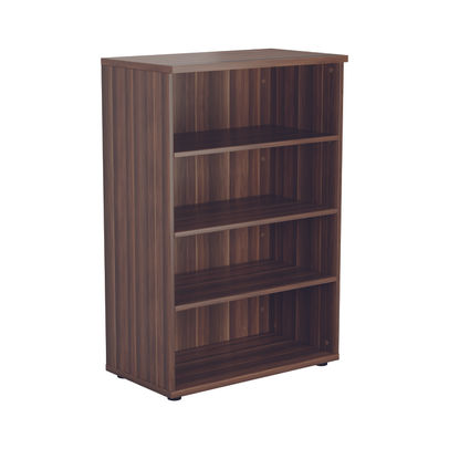 Jemini 1200 x 450mm Dark Walnut Wooden Bookcase