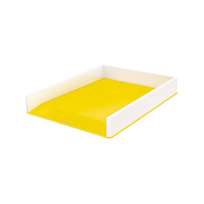 Leitz WOW Letter Tray Dual Colour White/Yellow