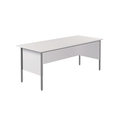 Serrion 1800x750mm White 4 Leg Rectangular Desk