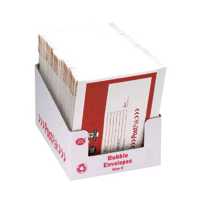 Post Office Postpak Size 0 Bubble Envelopes (Pack of 100)