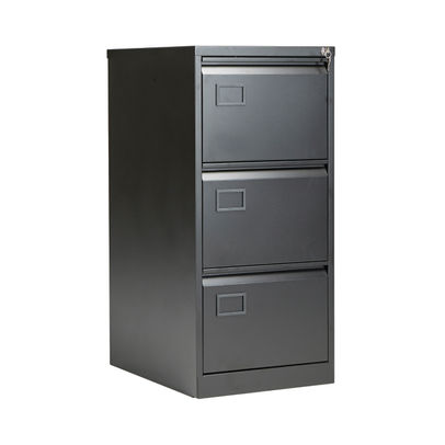 Jemini H1016mm Black 3 Drawer Filing Cabinet