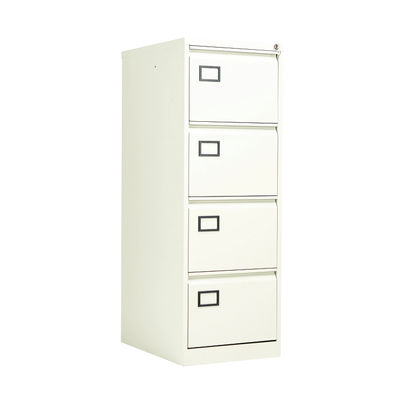 Jemini H1321mm White 4 Drawer Filing Cabinet