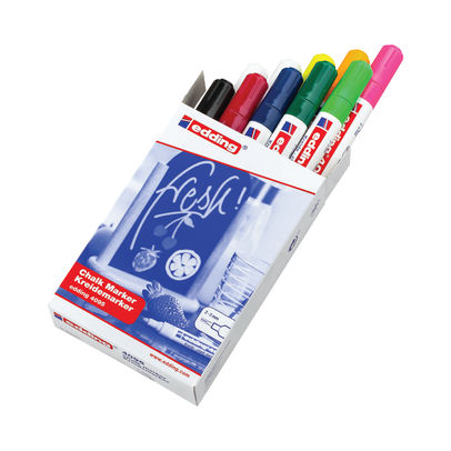 Edding 4095 Assorted Chalk Markers (Pack of 10)