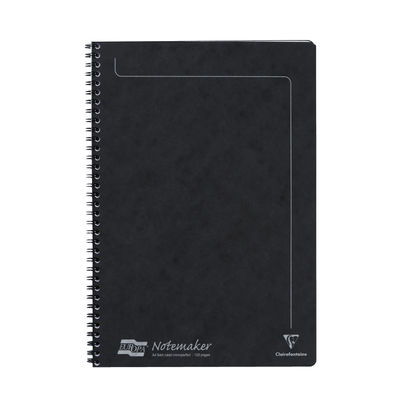 Clairefontaine Europa A4 Black Notemakers Notebook (Pack of 10)