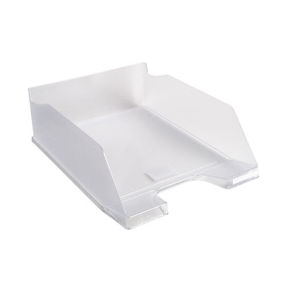 Exacompta Letter Tray Combo Maxi Office Clear (Pack of 4)