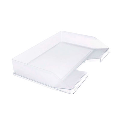 Exacompta Letter Tray Combo Landscape Office Clear (Pack of 4)