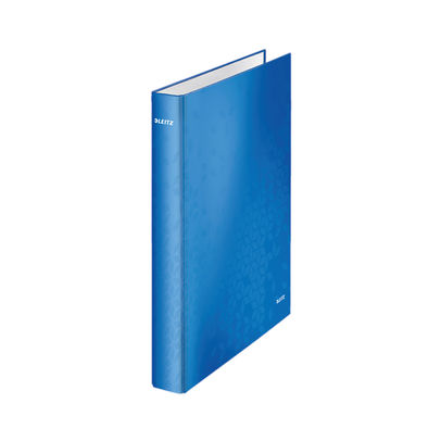 Leitz WOW A4 Blue 25mm 2 D-Ring Binder (Pack of 10)