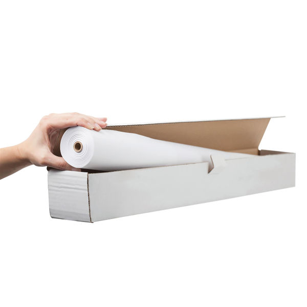 Bi-Office Flipchart Paper Roll 35 metres Long White 70gsm Paper (Pack of 5) FL0522105