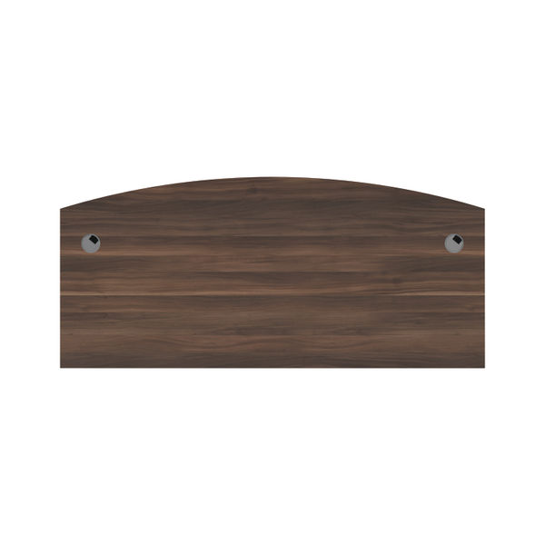 Avior Bow Fronted Executive Desk 2000x900x750mm Dark Walnut KF821540