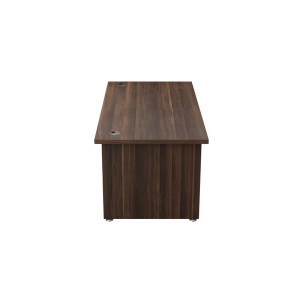 Avior Rectangular Executive Desk 1800x900x750mm Dark Walnut KF821618