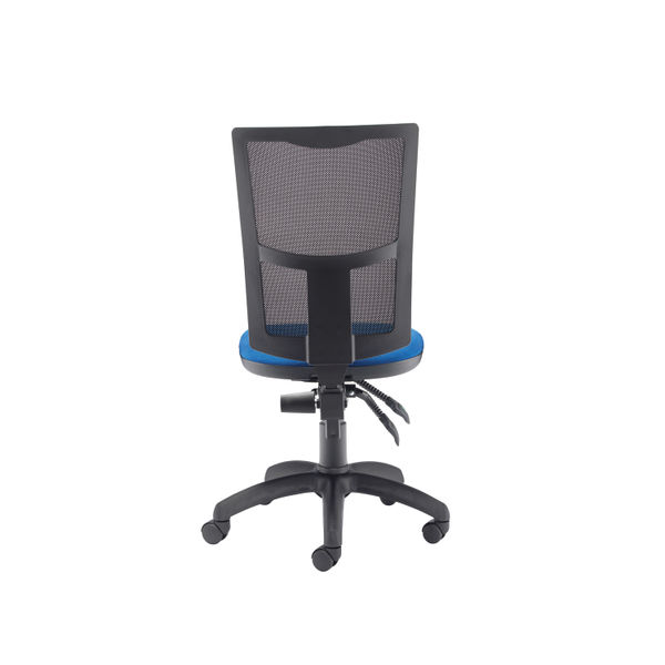 Jemini Medway High Back Operators Chair 640x640x1010-1175mm Mesh Back Blue KF74197