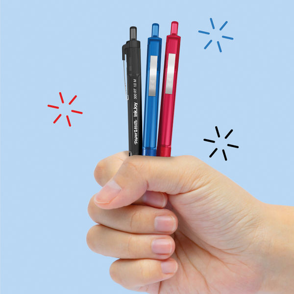 PaperMate Inkjoy 300Rt Ballpoint Medium 1.0mm Tip Black (Pack of 24) 2223762