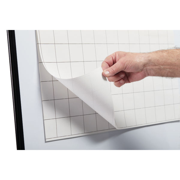 Bi-Office Flipchart Pad Gridded 30 sheets 70gsm Paper A1 (Pack of 5) FL0129407