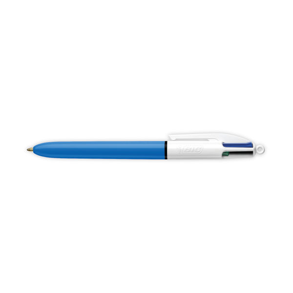 BIC 4 Colour Classic Ballpoint Pens, Pack of 12 - 801867