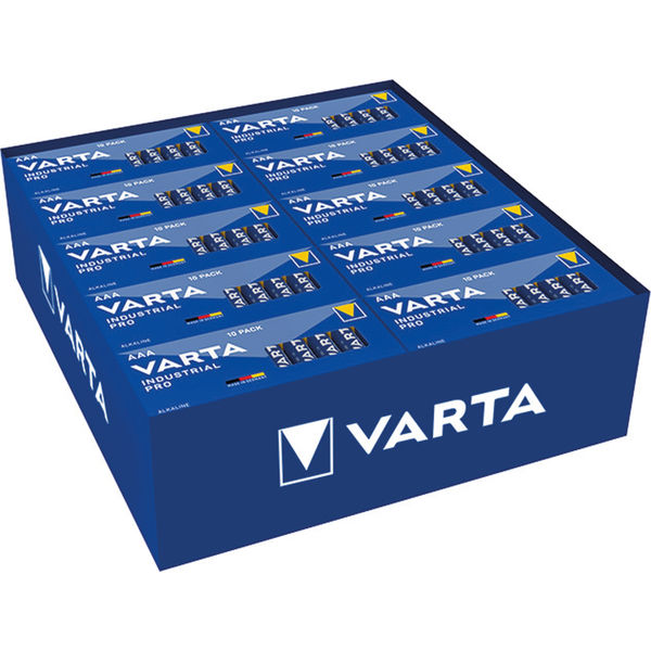 Varta Industrial Pro AAA Battery (Pack of 10) 4003211111