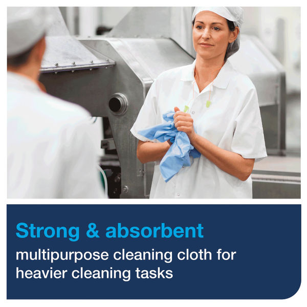 Tork Cleaning Cloth Heavy-Duty Folded 105 Sheets (Pack of 4)