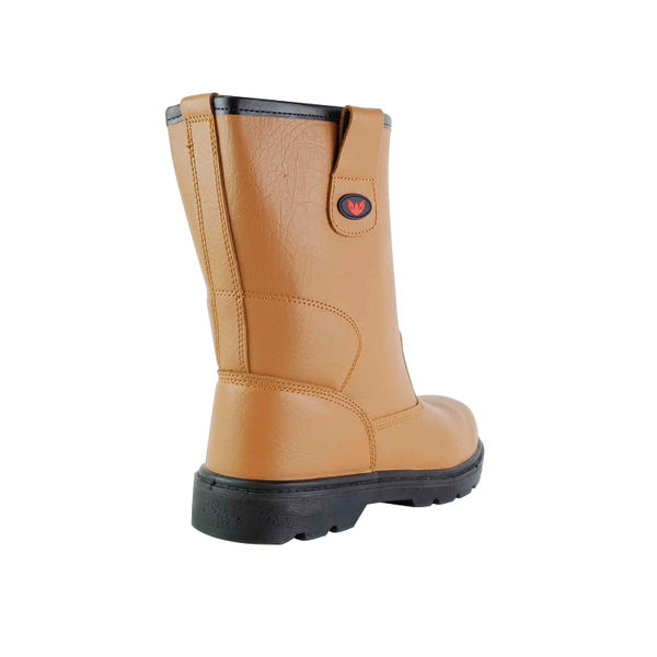 Tuffking Glacier Safety Rigger Boot Steel Toecap Tan 10