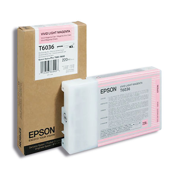 Epson T6036 Ink Cartridge Ultra Chrome K3 Vivid Light Magenta C13T603600