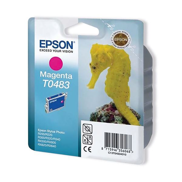 Epson T0483 Ink Cartridge Seahorse Magenta C13T04834010