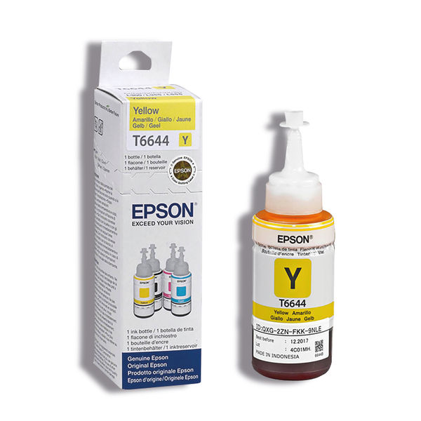 Epson 664 Ink Bottle EcoTank 70ml Yellow C13T664440