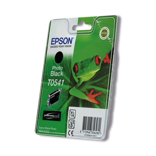 Epson T0541 Ink Cartridge Ultra Chrome Hi-Gloss Frog Photo Black C13T05414010