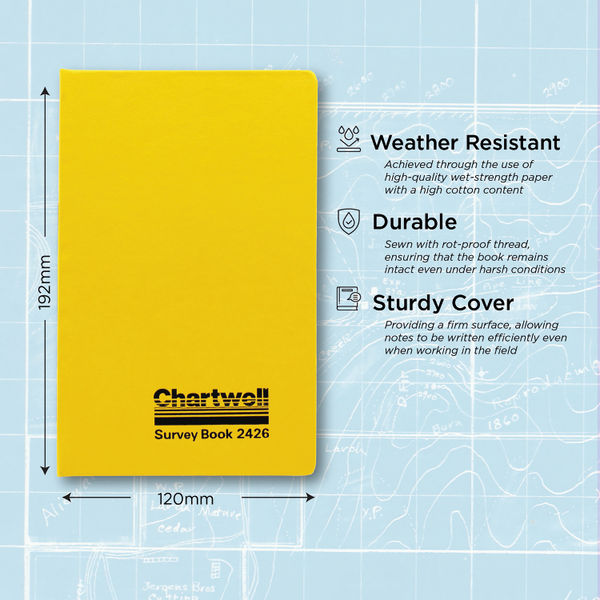 Exacompta Chartwell Weather Resistant Level Book 192x120mm 2426
