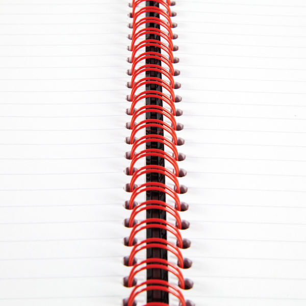 Black n' Red Wirebound Ruled Hardback Notebook A4 (Pack of 5) 100103711