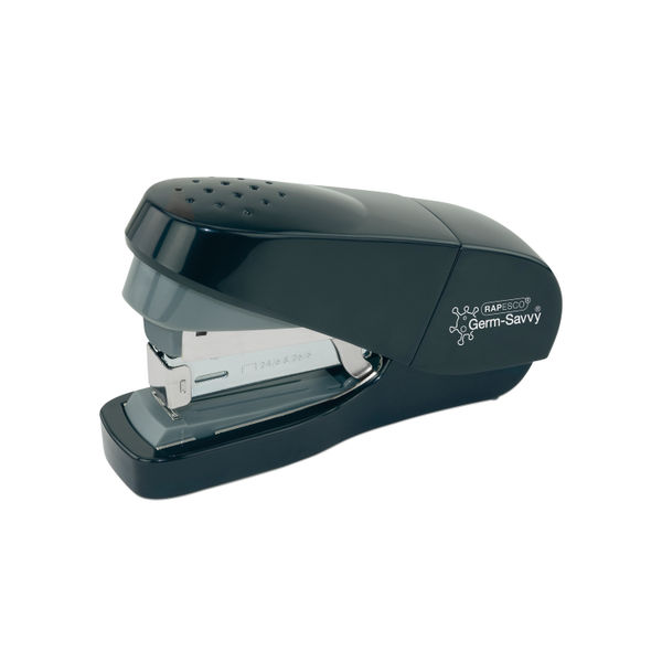 Rapesco Germ-Savvy Eco Flat Clinch Stapler With 2000 Staples 1688