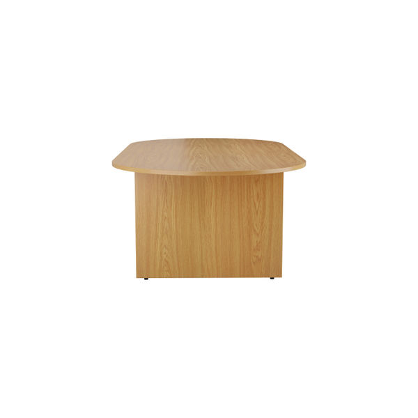 Jemini D-End Meeting Table 1800x1000x730mm Nova Oak KF816691