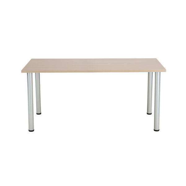 Jemini Rectangular Meeting Table 1600x800x730mm Grey Oak KF840196